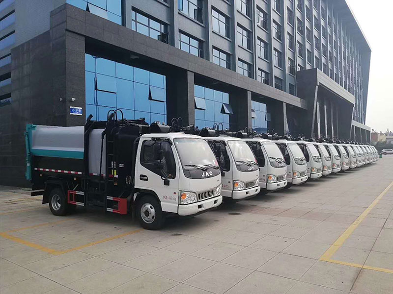 程力江淮掛桶垃圾車120臺大單